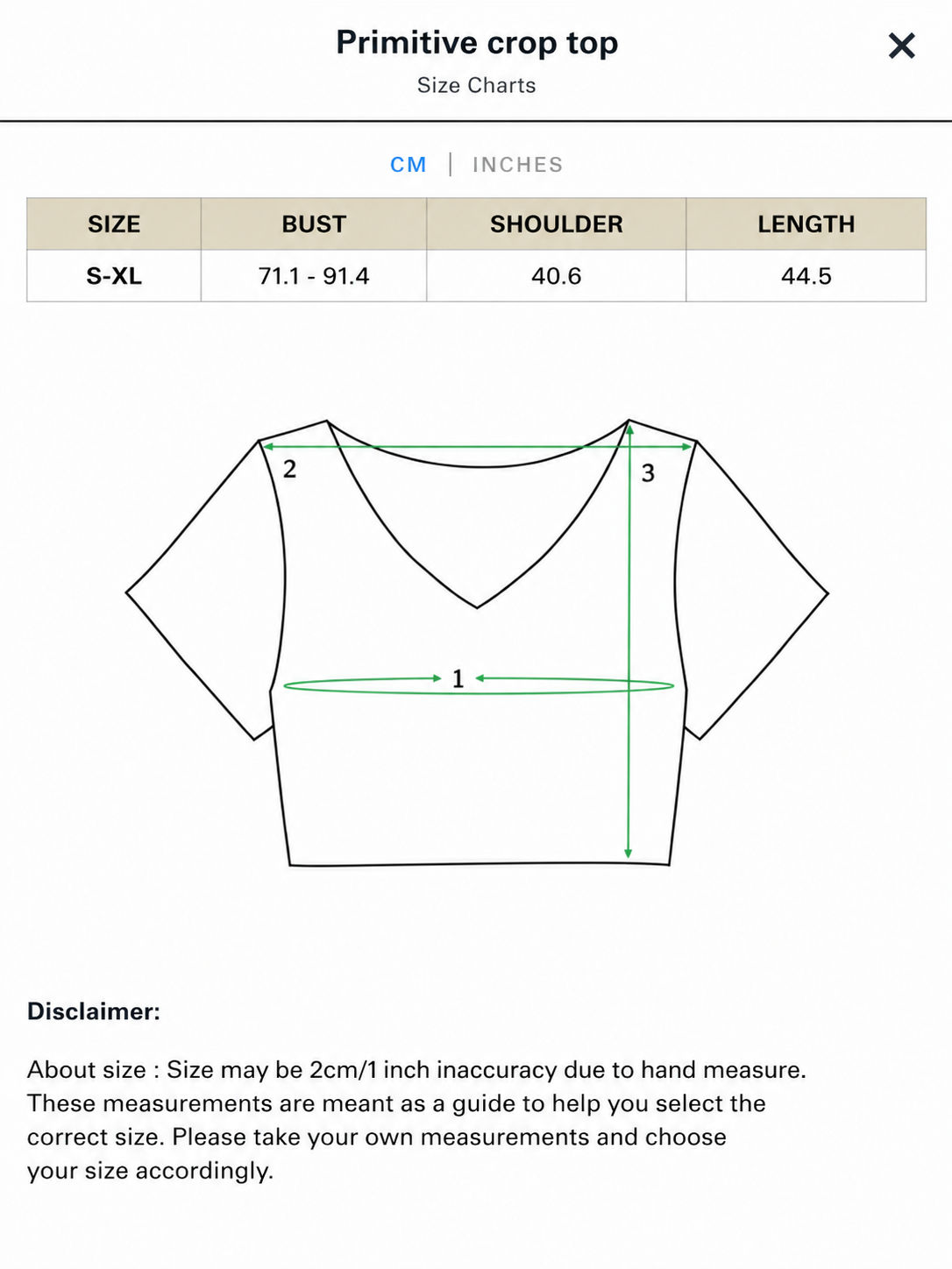 Primitive crop top